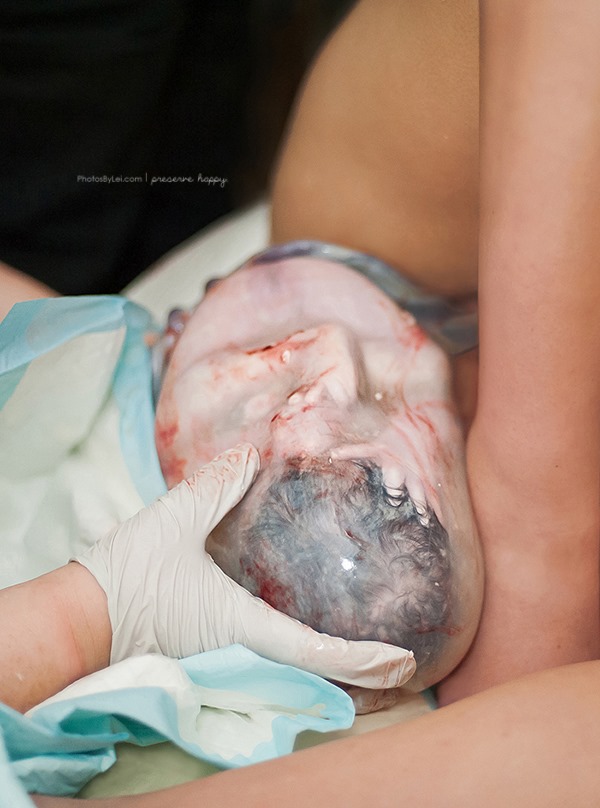 newborn en caul - picture by Leilani Rogers